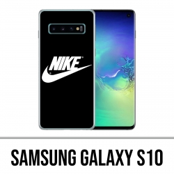 Coque Samsung Galaxy S10 - Nike Logo Noir