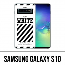 Carcasa Samsung Galaxy S10 - Blanco roto Blanco