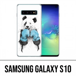 Coque Samsung Galaxy S10 - Panda Boxe