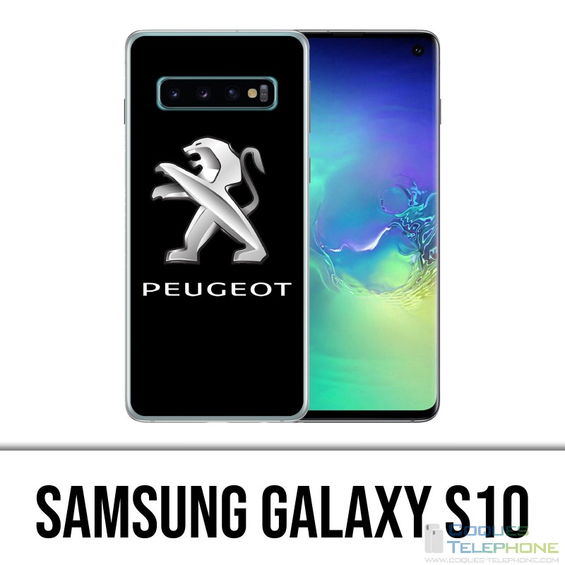 Custodia Samsung Galaxy S10 - Logo Peugeot