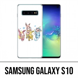 Coque Samsung Galaxy S10 - Pokémon bébé Evoli évolution