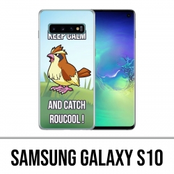 Coque Samsung Galaxy S10 - Pokémon Go Catch Roucool