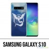 Custodia Samsung Galaxy S10 - Pokemon Go Team Blue Grunge