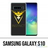 Samsung Galaxy S10 Case - Pokemon Go Team Yellow Grunge