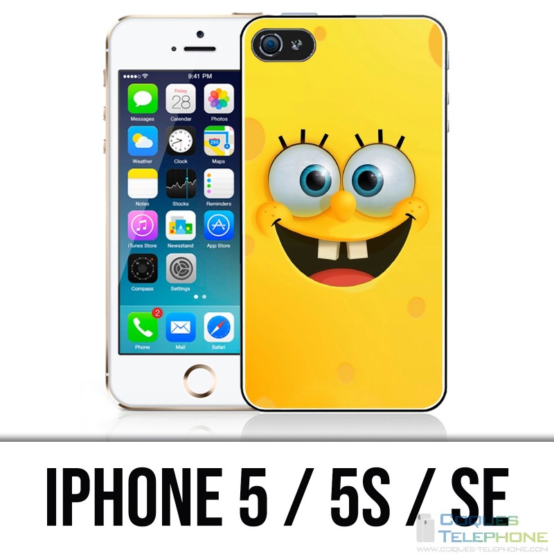 Coque iPhone 5 / 5S / SE - Bob L'éponge Lunettes