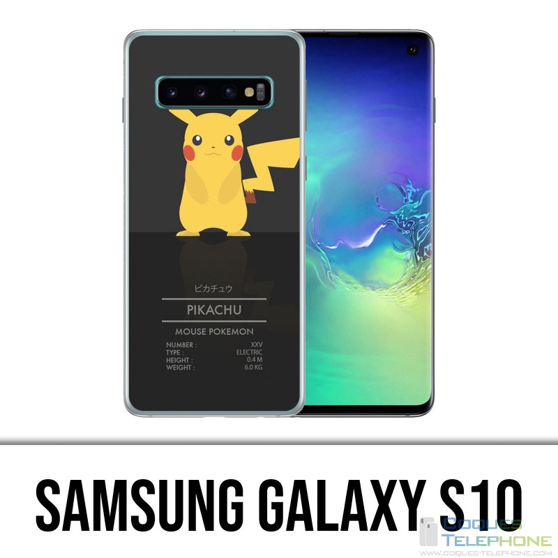 Carcasa Samsung Galaxy S10 - Pokémon Pikachu