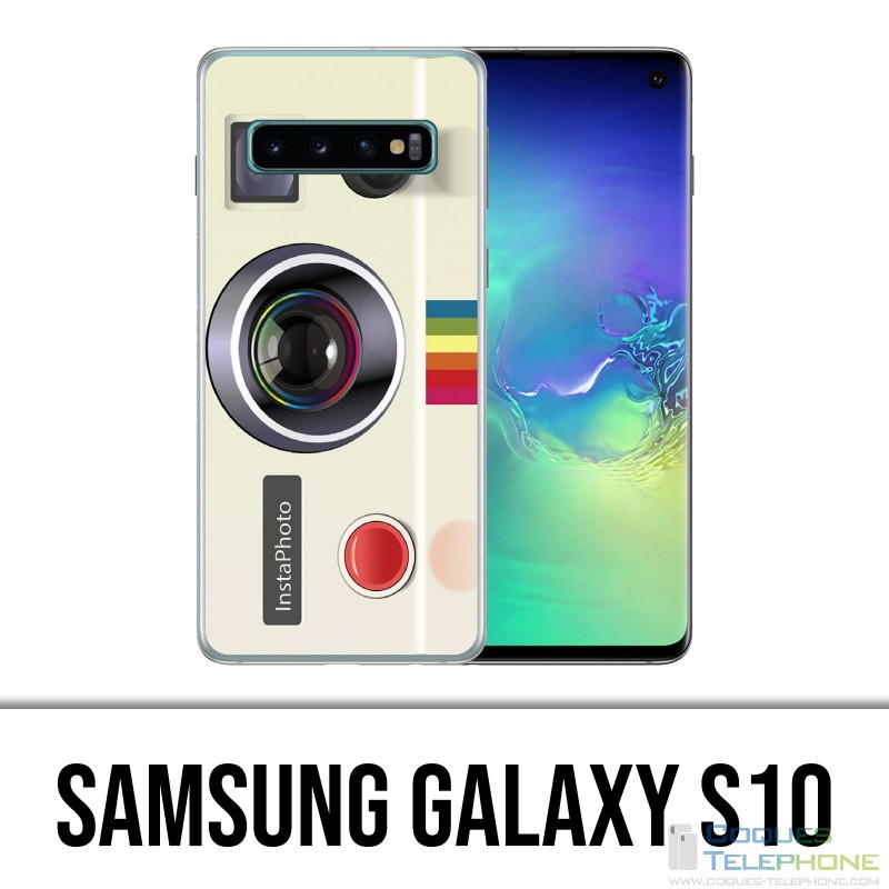 Coque Samsung Galaxy S10 - Polaroid Arc En Ciel Rainbow