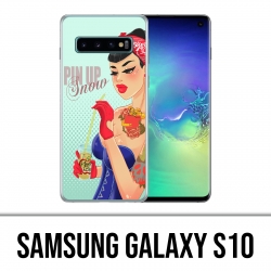 Coque Samsung Galaxy S10 - Princesse Disney Blanche Neige Pinup