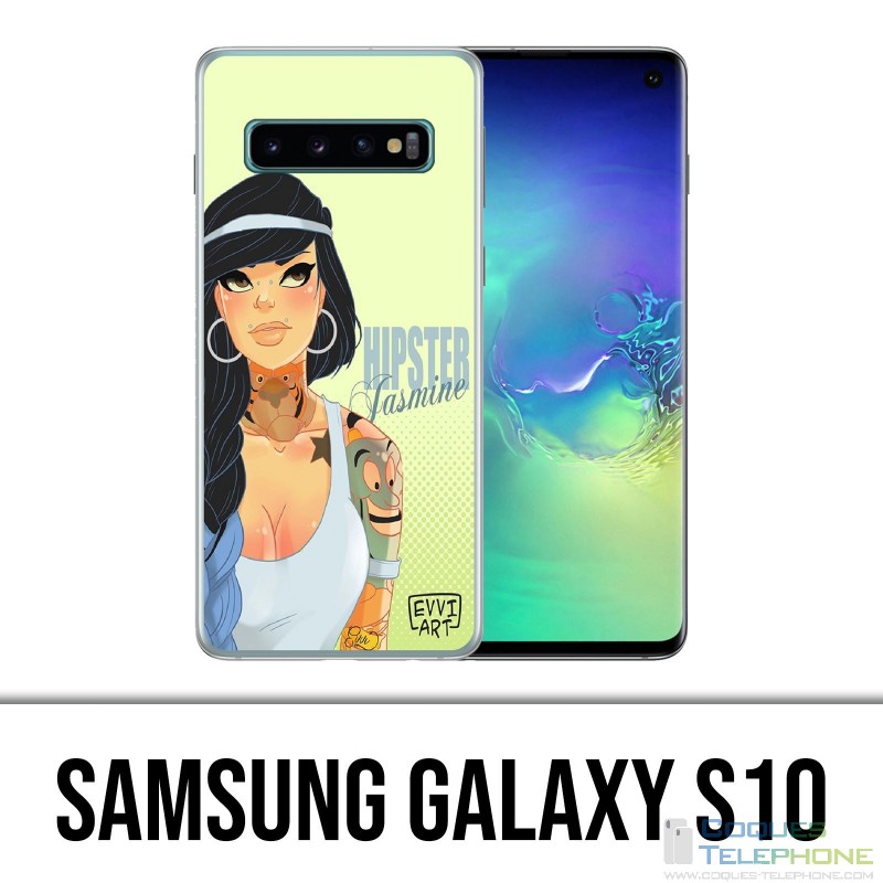 Coque Samsung Galaxy S10 - Princesse Disney Jasmine Hipster