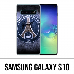 Samsung Galaxy S10 Hülle - PSG Logo Grunge