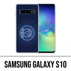 Carcasa Samsung Galaxy S10 - Fondo azul minimalista PSG