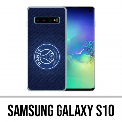 Custodia Samsung Galaxy S10 - Sfondo blu minimalista PSG