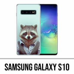 Samsung Galaxy S10 Hülle - Waschbär Kostüm