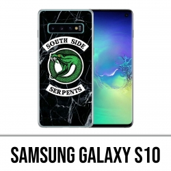 Carcasa Samsung Galaxy S10 - Mármol de serpiente Riverdale South Side