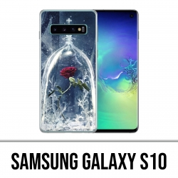 Custodia Samsung Galaxy S10 - Rosa bella e la bestia
