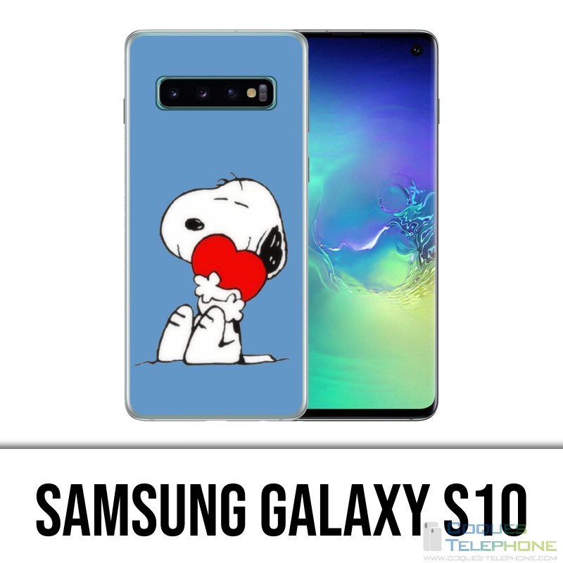 Samsung Galaxy S10 Case - Snoopy Heart