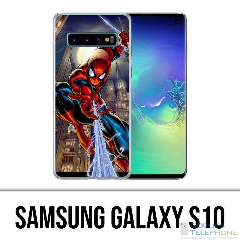 Coque Samsung Galaxy S10 - Spiderman Comics