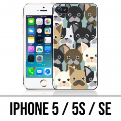 Coque iPhone 5 / 5S / SE - Bouledogues