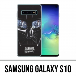 Coque Samsung Galaxy S10 - Star Wars Dark Vador Moustache