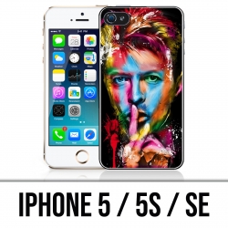 Coque iPhone 5 / 5S / SE - Bowie Multicolore