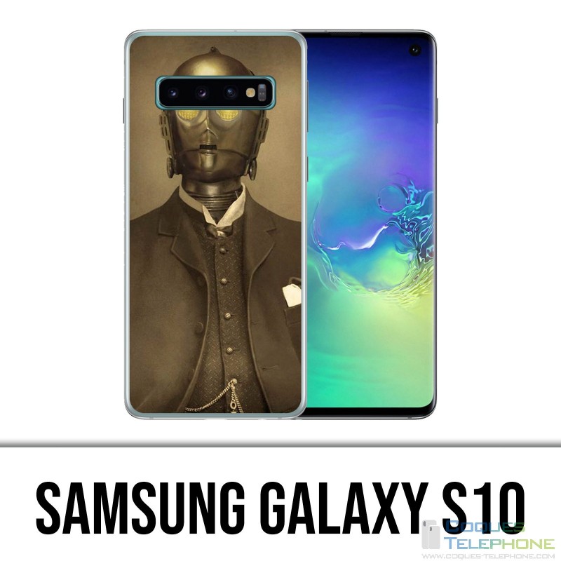 Samsung Galaxy S10 Hülle - Vintage Star Wars C3Po
