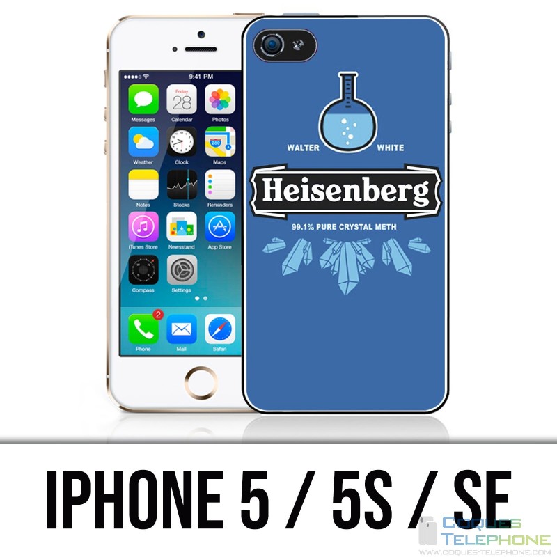 IPhone 5 / 5S / SE case - Braeking Bad Heisenberg Logo