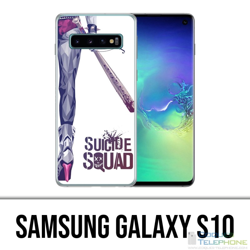 Samsung Galaxy S10 Hülle - Suicide Squad Leg Harley Quinn