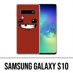 Custodia Samsung Galaxy S10 - Super Meat Boy