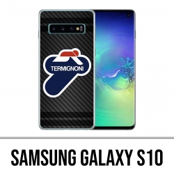 Coque Samsung Galaxy S10 - Termignoni Carbone