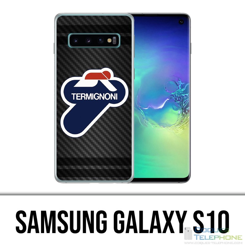 Coque Samsung Galaxy S10 - Termignoni Carbone