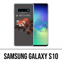 Coque Samsung Galaxy S10 - To Do List Panda Roux