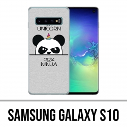 Coque Samsung Galaxy S10 - Unicorn Ninja Panda Licorne
