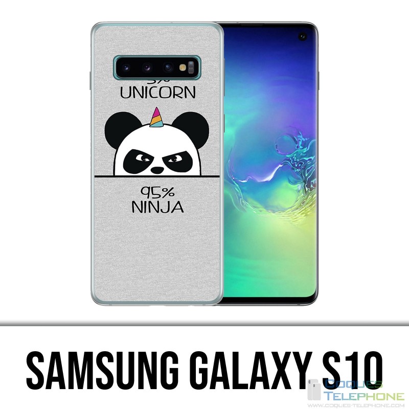 Samsung Galaxy S10 Hülle - Unicorn Ninja Unicorn Panda