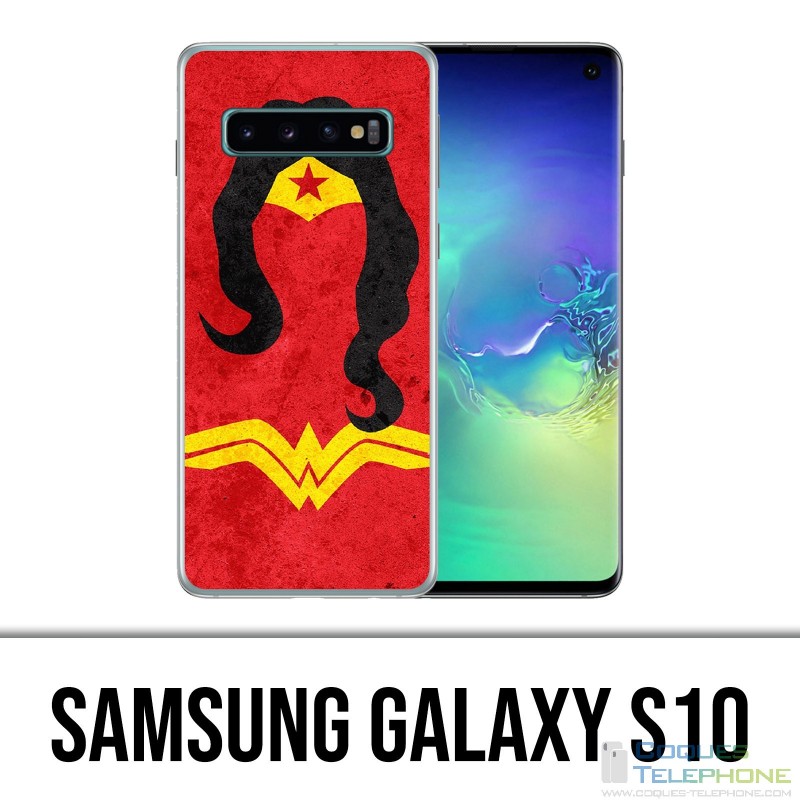 Carcasa Samsung Galaxy S10 - Arte de la Mujer Maravilla
