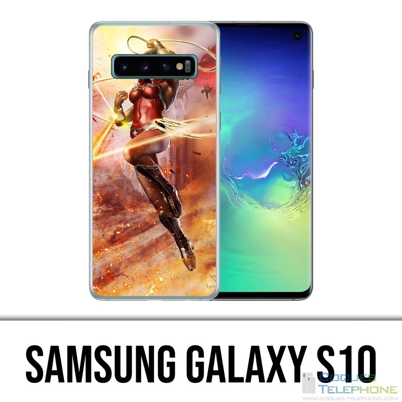 Carcasa Samsung Galaxy S10 - Wonder Woman Comics