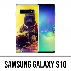 Samsung Galaxy S10 Hülle - Tierastronautenaffe