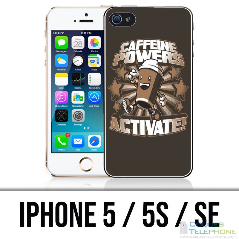 IPhone 5 / 5S / SE case - Cafeine Power