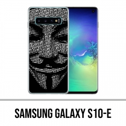 Coque Samsung Galaxy S10e - Anonymous 3D