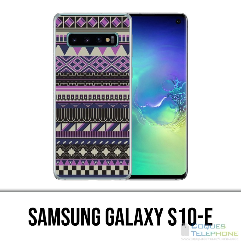 Samsung Galaxy S10e Case - Purple Azteque