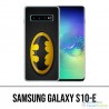 Custodia Samsung Galaxy S10e - Batman Logo Classic Giallo Nero