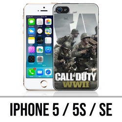 Custodia per iPhone 5 / 5S / SE - Personaggi Call Of Duty Ww2