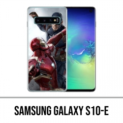 Coque Samsung Galaxy S10e - Captain America Vs Iron Man Avengers