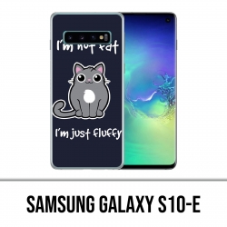 Carcasa Samsung Galaxy S10e - Cat Not Fat Just Fluffy
