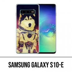 Coque Samsung Galaxy S10e - Chien Jusky Astronaute