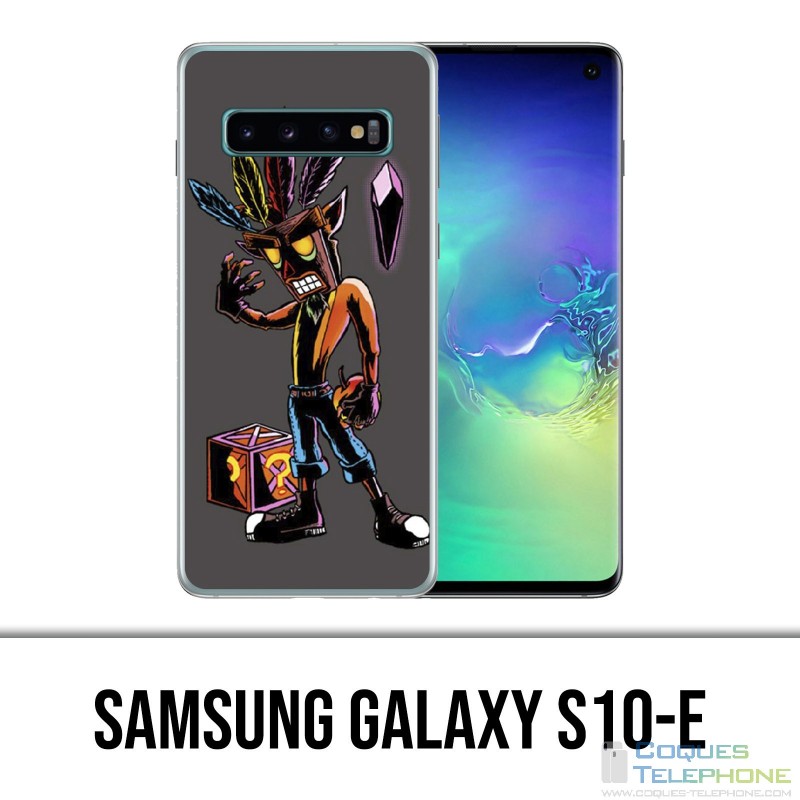 Coque Samsung Galaxy S10e - Crash Bandicoot Masque