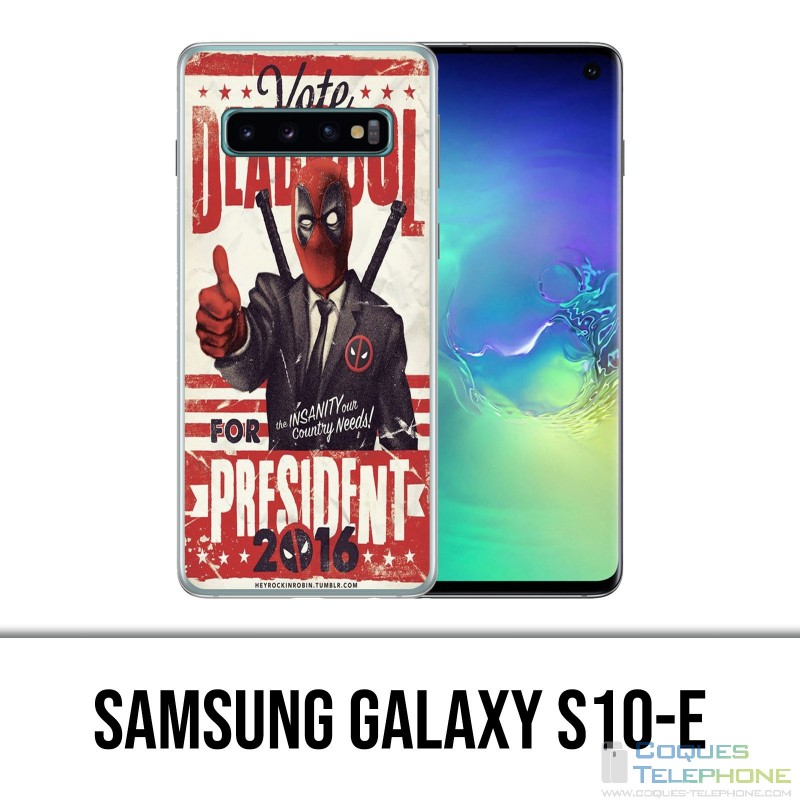 Coque Samsung Galaxy S10e - Deadpool Président