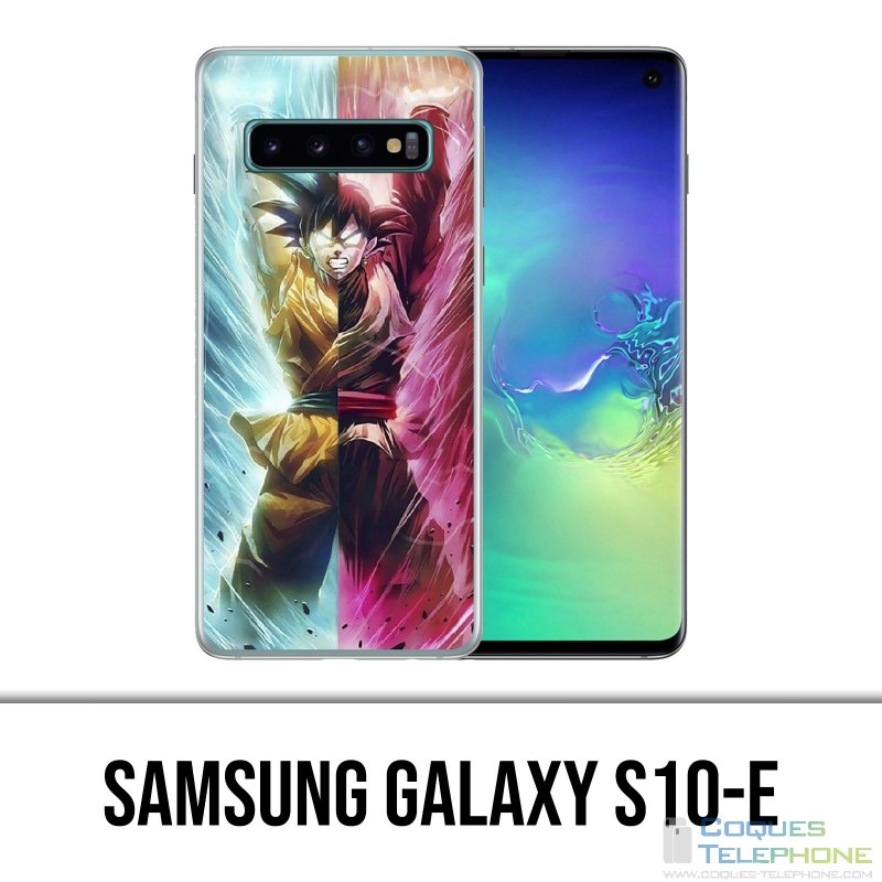 Custodia Samsung Galaxy S10e - Dragon Ball Black Cartoon Goku