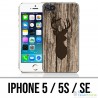 Custodia per iPhone 5 / 5S / SE - Deer Wood Bird