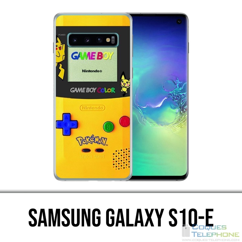 Coque Samsung Galaxy S10e - Game Boy Color Pikachu Jaune Pokémon