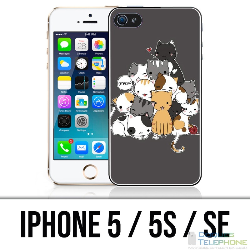 Funda iPhone 5 / 5S / SE - Chat Meow